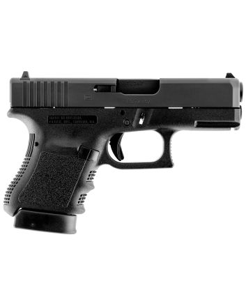 Glock PI3650201FGR G36 Gen3 Sub-Compact 45 ACP 6+1 3.78" Polygonal Rifled Barrel, Matte Black Serrated Slide, Black Polymer Frame w/Picatinny Rail, Black Textured Finger Grooved Polymer Grip