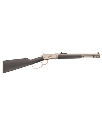 Taylors &amp; Company 220110 1892 Alaskan Take-Down 44 Rem Mag Caliber with 10+1 Capacity, 20" Barrel, Matte Chrome Metal Finish &amp; SoftTouch Black Synthetic Stock Right Hand (Full Size)