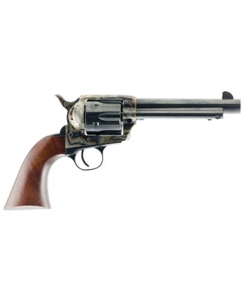 Taylors &amp; Company 550858 1873 Gunfighter 45 Colt (LC) Caliber with 5.50" Blued Finish Barrel, 6rd Capacity Blued Finish Cylinder, Color Case Hardened Finish Steel Frame &amp; Walnut Army Size Grip
