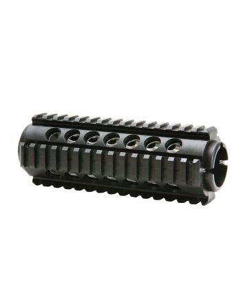 ProMag PM242 Quad Rail Handguard 2-Piece Polymer w/Aluminum Heat Shield Insert Black AR-15 Carbine