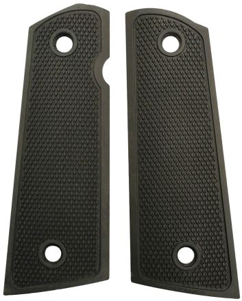 Archangel AA107 Grip PanelsMade of Aluminum With Black Anodized Diamond Checkering Finish for 1911 Government