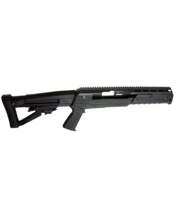 Archangel AA1430 Sparta Conversion Stock Black Synthetic 4 Position Collapsible with Pistol Grip for Ruger Mini-14, Mini Thirty