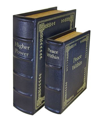 Peace Keeper DB2BLK Diversion Book SetFront Panel Entry Black Wood Holds 2 Handguns