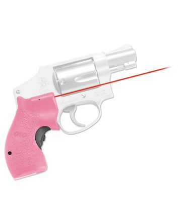 Crimson Trace 01-3480-1 LG-105 Pink LasergripsRed Laser Smith &amp; Wesson J-Frame Round Butt