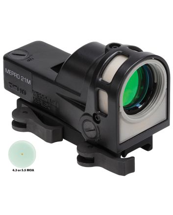 Meprolight USA 626210 M21Black 1x 30 mm 4.3 MOA Red Dot
