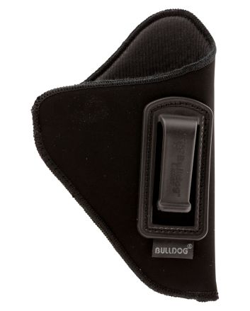 Bulldog DIP224 DeluxeIWB Black Suede Like Belt Clip Fits S&amp;W J Frame/Taurus 85/2-2.50" Barrel Right Hand