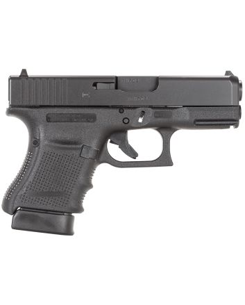 Glock PG3050201 G30 Gen4 Subcompact 45 ACP3.78" Barrel 10+1, Black Frame &amp; Slide, Finger Grooved Rough Texture Grip, Modular Backstrap, Reversible Mag. Catch, Safe Action Trigger