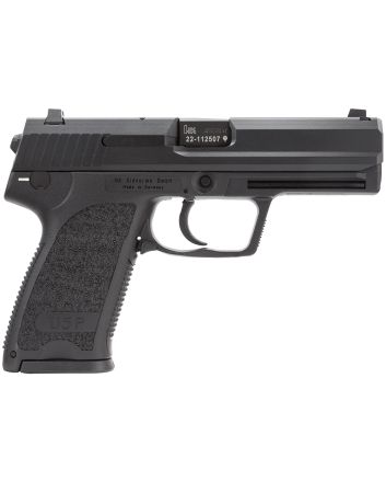 HK 81000318 USP V7 LEM 40 S&amp;W Caliber with 4.25" Barrel, 13+1 Capacity, Overall Black Finish, Serrated Trigger Guard Frame, Serrated Steel Slide &amp;Polymer Grip Includes 2 Mags