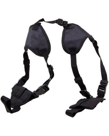 Bulldog WSHD20 Deluxe Shoulder Harness Black Nylon Harness Fits Ruger LCP/Glock 42/2-3" Barrel Ambidextrous