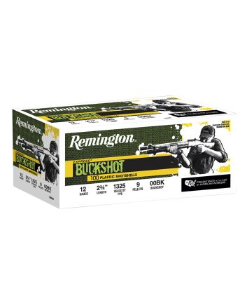 Remington Ammunition 20413 Express Buckshot 12Gauge 2.75" 00Buck Shot 100 Per Box/2 Case