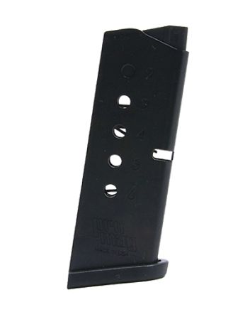 ProMag SMI20 Standard6rd 380 ACP Fits S&amp;W Bodyguard Blued Steel