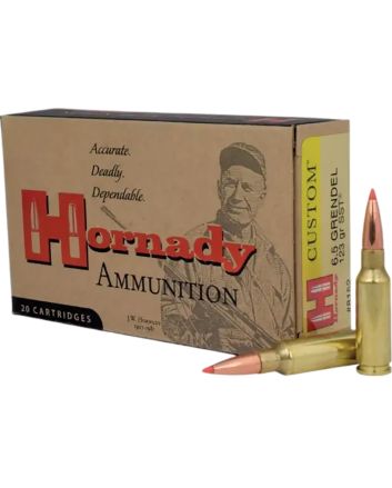 Hornady 8152 Custom6.5Grendel 123gr Super Shock Tip 20 Per Box/10 Case