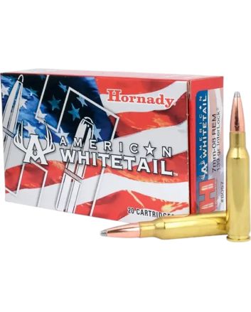 Hornady 8057 American Whitetail7mm-08Rem 139gr InterLock Spire Point 20 Per Box/10 Case