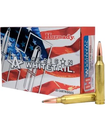Hornady 80591 American Whitetail7mmRemMag 139gr InterLock Spire Point 20 Per Box/10 Case