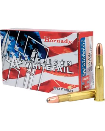 Hornady 80801 American Whitetail30-30Win 150gr InterLock Round Nose 20 Per Box/10 Case