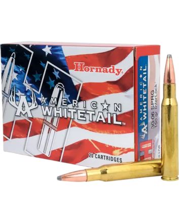 Hornady 8108 American Whitetail30-06Springfield 150gr InterLock Spire Point 20 Per Box/10 Case