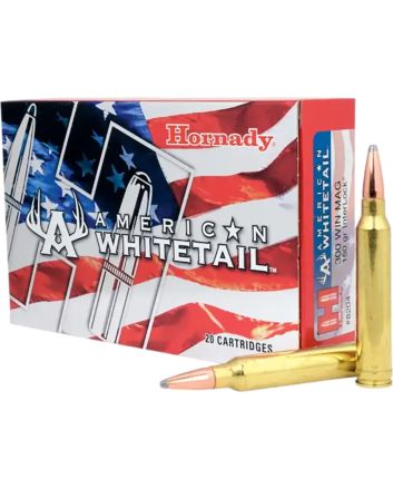 Hornady 8204 American Whitetail300WinMag 150gr InterLock Spire Point 20 Per Box/10 Case