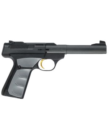 Browning 051482490 Buck Mark Camper *CA Compliant 22 LR 10+1 5.50" Tapered Bull Barrel, Matte Black Serrated Steel Slide &amp; Aluminum Frame, Gray Ultragrip FX Grip