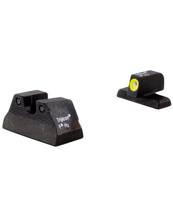 Trijicon 600596 HD Night SightsGreen/Tritium Yellow Outline Front Sight-Green Tritium Black Outline Rear Sight H&amp;K USP
