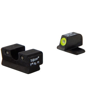Trijicon 600578 HD Night SightsGreen/Tritium Yellow Outline Front Sight-Green Tritium Black Outline Rear Sight Sig Sauer P220/P229/P240 #6 Front/#8 Rear