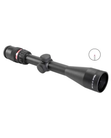 Trijicon 200010 AccuPointBlack Hardcoat Anodized 3-9x 40mm 1" Tube Illuminated Red Triangle Post Reticle