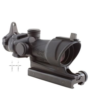 Trijicon 100092 ACOGBlack Hardcoat Anodized 4x32mm Illuminated Amber Crosshair .308/7.62 BDC Reticle