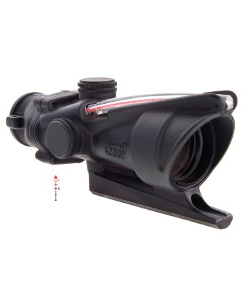 Trijicon 100213 ACOGBlack Hardcoat Anodized 4x32mm Illuminated Red Triangle Post Reticle