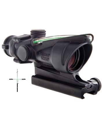 Trijicon 100209 ACOGBlack Hardcoat Anodized 4x32mm Illuminated Green Crosshair .223/5.56 BDC Reticle