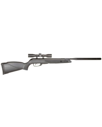 Gamo 6110067854 Wildcat Whisper Air Rifle Gas Piston 177 1rd Shot Black Black Receiver Black Molded All Weather Stock Scope 4x32mm
