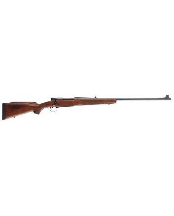 Winchester Repeating Arms 535205138 Model 70 Alaskan Full Size 375 H&amp;H Mag 3+1 25" Brushed Polish Blued Sporter Barrel, Steel Receiver, Satin Walnut Monte CarloStock