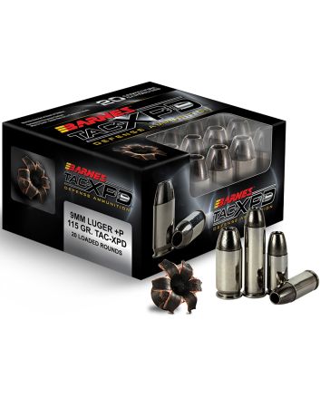 Barnes Bullets 21552 TAC-XPD Defense Handgun 380ACP 80gr 20 Per Box/10 Case
