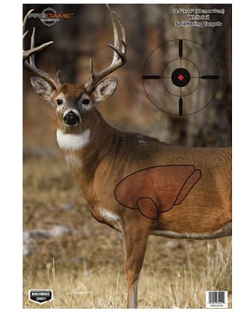 Birchwood Casey 35401 PregameDeer Paper Hanging Universal 16.50" x 24" 3 Per Pkg
