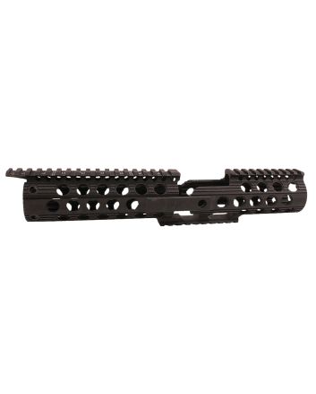 Troy Ind SRAIDLTCXBT00 Delta CX Rail12" Aluminum Black for AR-15