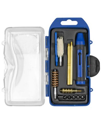 DAC GM45P GunMaster Cleaning Kit 44 Cal &amp; 45 Cal Pistol/14 Pieces Black/Blue