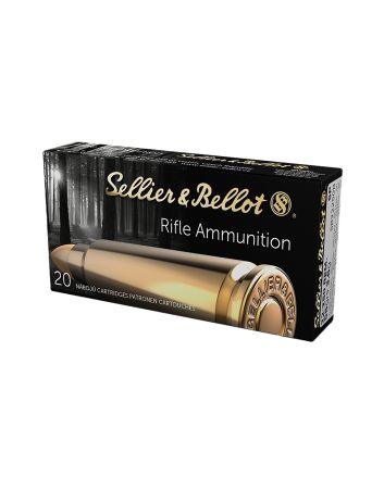 Sellier &amp; Bellot SB22250B Rifle22-250Rem 55gr Soft Point 20 Per Box/25 Case