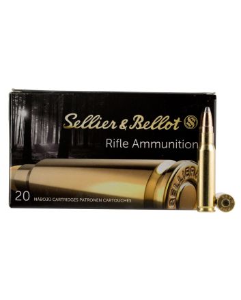 Sellier &amp; Bellot SB308F Rifle308Win 180gr Soft Point Cut Through Edge 20 Per Box/25 Case