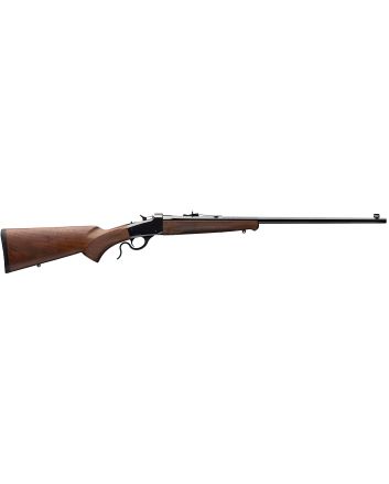 Winchester Guns 524100104 Model 1885 Low Wall Hunter 22 WMR 1rd 24" Octagon Barrel Brushed Polish Blued Rec Satin Walnut Fixed Pistol Grip Stock Right Hand (Full Size)