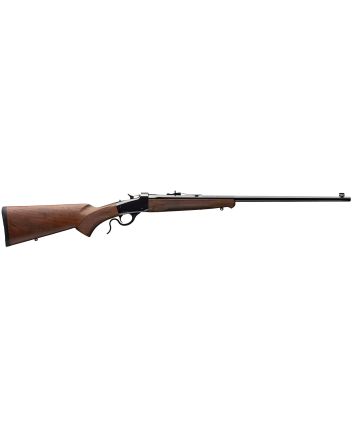 Winchester Guns 524100170 Model 1885 Low Wall Hunter 17 HMR 1rd 24" Octagon Barrel Brushed Polish Blued Rec Satin Walnut Fixed Pistol Grip Stock Right Hand (Full Size)