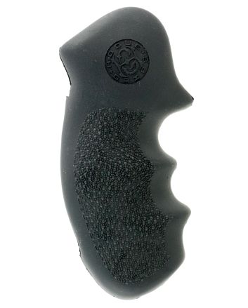Hogue 19000 MonogripBlack Rubber with Finger Grooves for S&amp;W K, L Frame with Round Butt