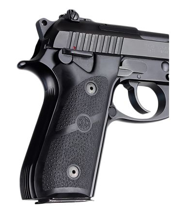 Hogue 99010 Grip PanelsBlack Rubber for Taurus PT-92, PT-99