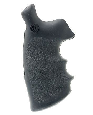 Hogue 25002 Conversion MonogripBlack Rubber with Finger Grooves for S&amp;W N Frame with Round Butt