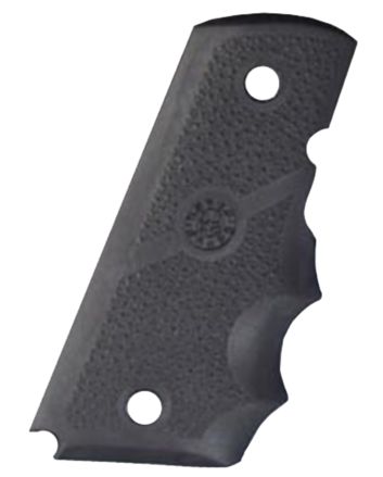 Hogue 43000 Rubber GripCobblestone Black with Finger Grooves for 1911 Officer