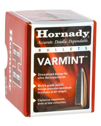 Hornady 2265 Traditional Varmint 22 Cal .224 55 gr Spire Point 100 Per Box/ 40 Case