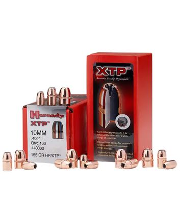 Hornady 40040 XTP10mm Auto .400 180 gr Hollow Point 100 Per Box/ 15 Case