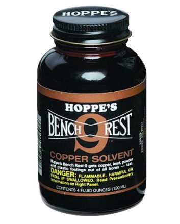 Hoppe's BR904 Bench Rest 9 Copper Bore Cleaner 5 oz. Bottle 10 Pack
