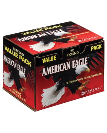 Federal AE45A50 American Eagle Handgun 45ACP 230gr Full Metal Jacket 50 Per Box/10 Case