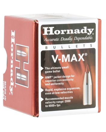 Hornady 21710 V-Max17 Cal .172 20 gr V Max 100 Per Box/ 40 Case