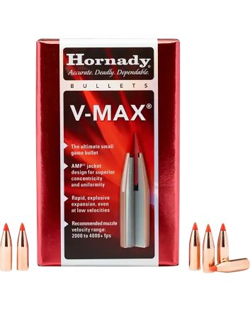 Hornady 22281 V-Max22 Cal .224 60 gr V Max 100 Per Box/ 40 Case
