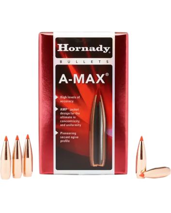 Hornady 30502 A-MAX30 Cal .308 168 gr A Max 100 Per Box/ 15 Case