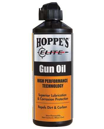Hoppe's GO4 Elite Gun Oil Lubricates And Prevents Corrosion 4 oz. Squeeze Bottle